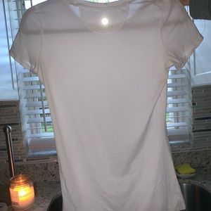 White Lululemon T-shirt